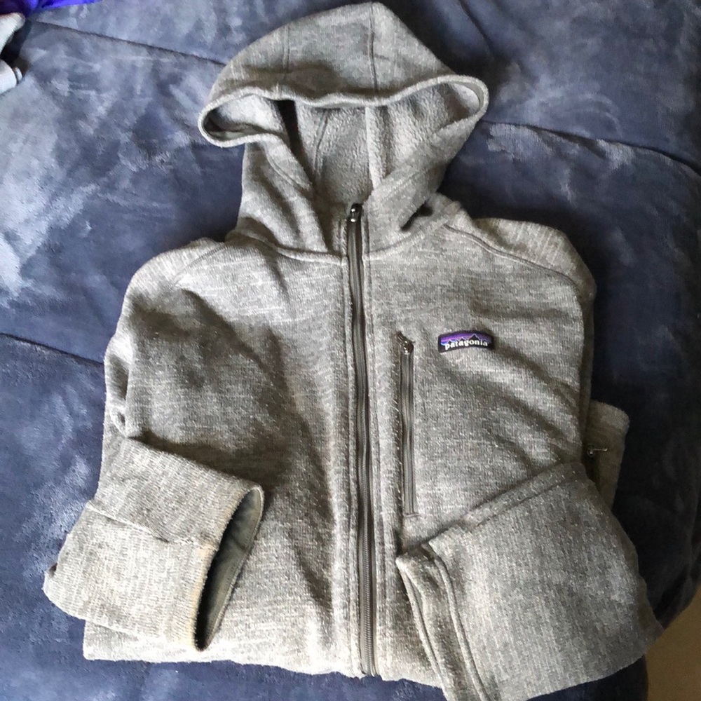 Men’s Classic Patagonia Full Zip: Heather Grey